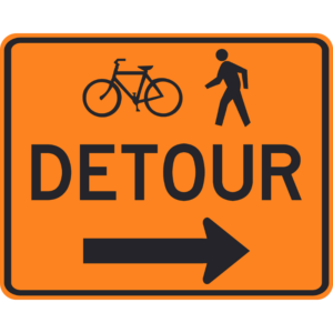 Bicycle-Pedestrian Detour (M4-9a)