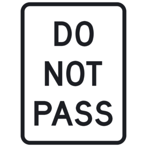 Do Not Pass (R4-1)