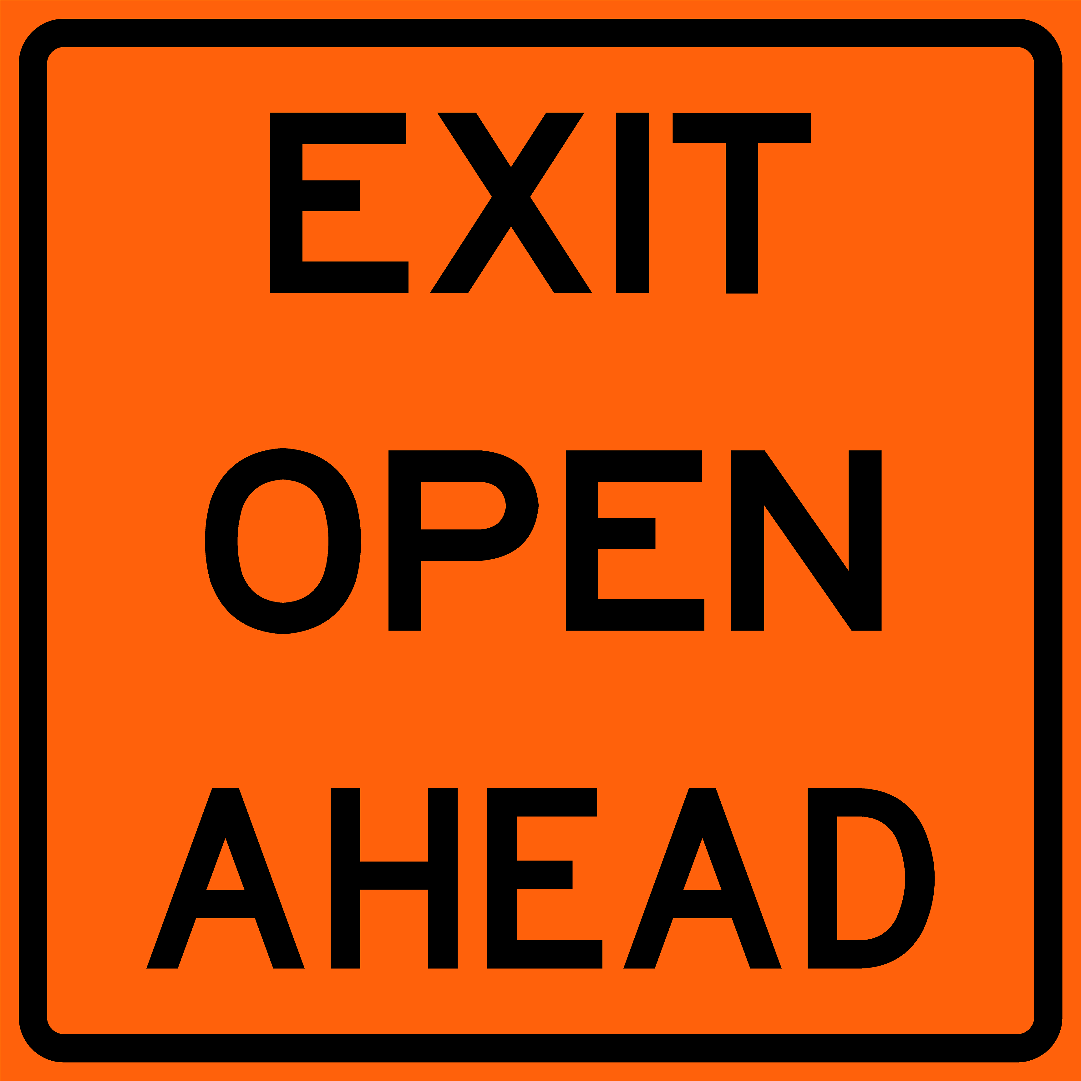 Exit Open Ahead (E5-H2b)