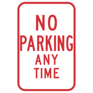 No Parking Any Time (R7-1)