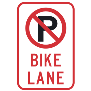 No Parking Bike Lane (R7-9a)