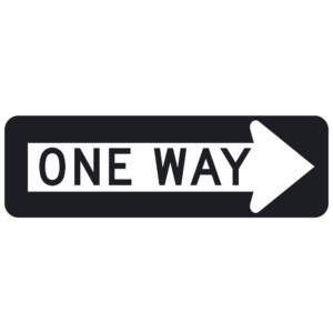 One Way (R6-1)