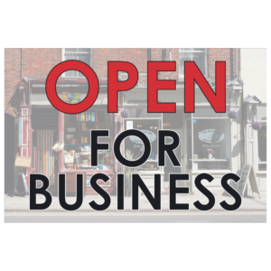 Open For Business (Banner)