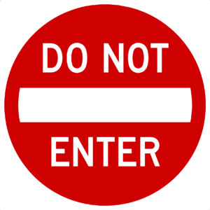 Do Not Enter (R5-1)