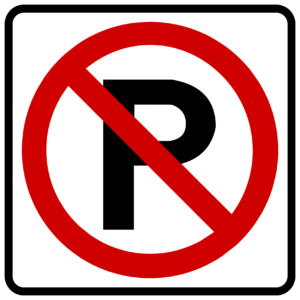No Parking Symbol (R8-3)