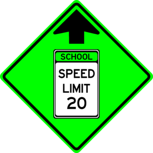 School Speed Limit Ahead (S4-5)