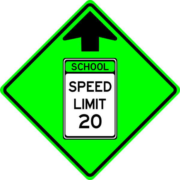 School Speed Limit Ahead (S4-5)