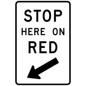 Stop Here on Red (R10-6)