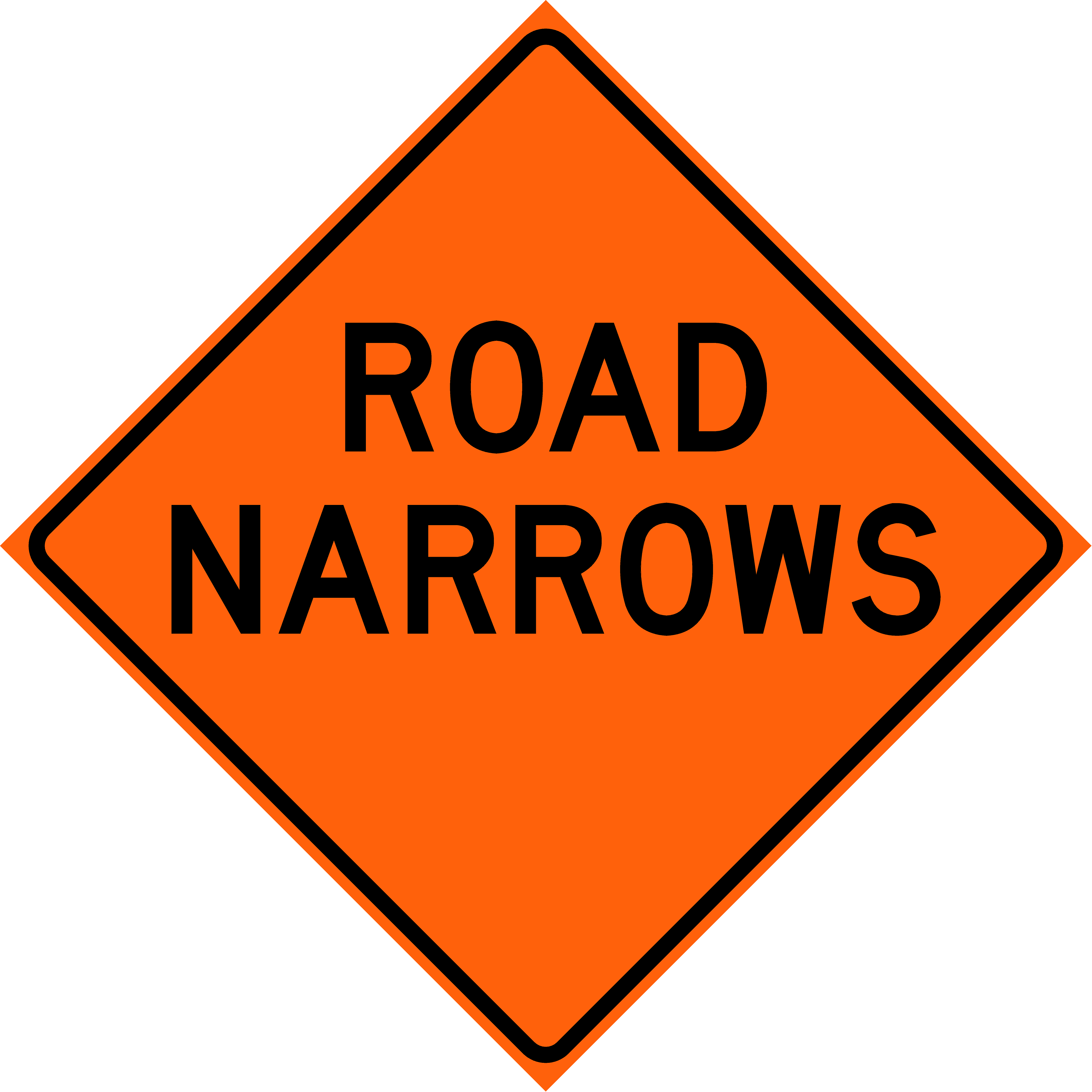 Road Narrows (W5-1)