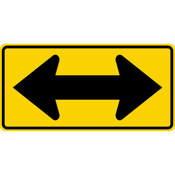 Double Arrow (W1-7)