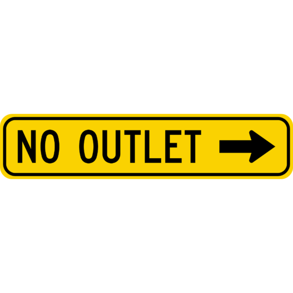 No Outlet (W14-2aR)